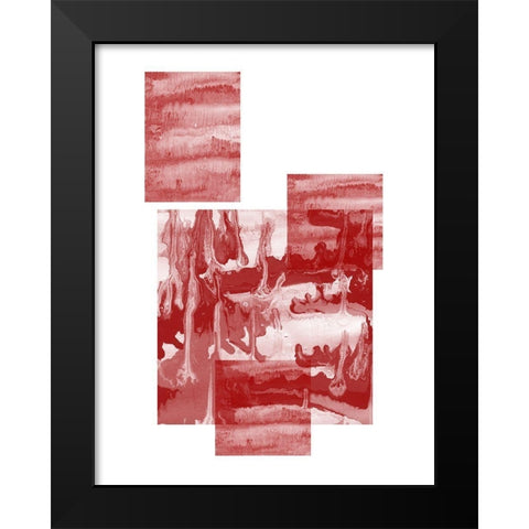 Radio Waves 3 Black Modern Wood Framed Art Print by Phillip, Jamie