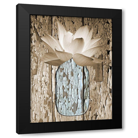 Potted Plant 2 Black Modern Wood Framed Art Print by Phillip, Jamie