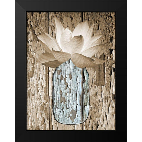 Potted Plant 2 Black Modern Wood Framed Art Print by Phillip, Jamie