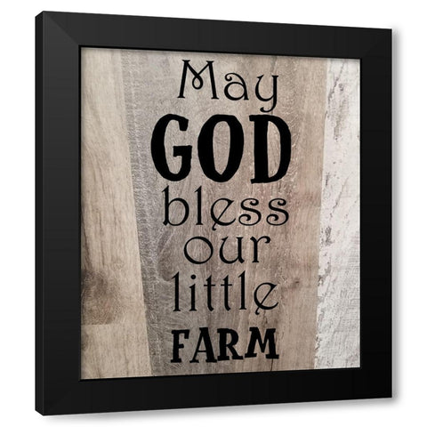 Farmimg 1 Black Modern Wood Framed Art Print with Double Matting by Phillip, Jamie