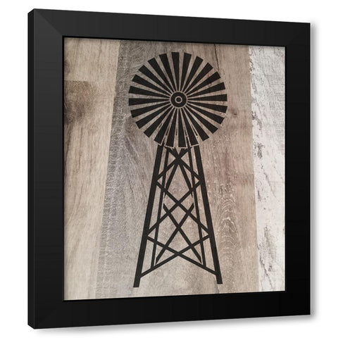 Farmimg 2 Black Modern Wood Framed Art Print with Double Matting by Phillip, Jamie