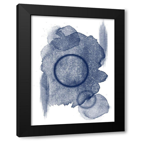 Splended Blue Black Modern Wood Framed Art Print with Double Matting by Phillip, Jamie