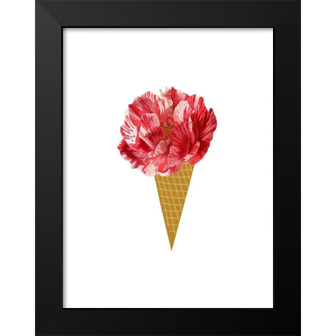 Rose Ice cream Black Modern Wood Framed Art Print by Phillip, Jamie