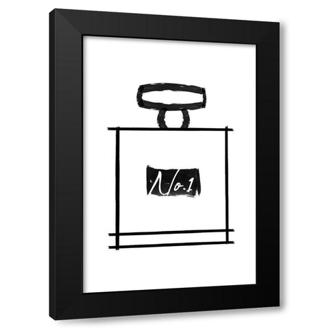 Perfume 2 Black Modern Wood Framed Art Print by Phillip, Jamie