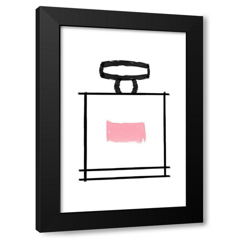Perfume 3 Black Modern Wood Framed Art Print by Phillip, Jamie