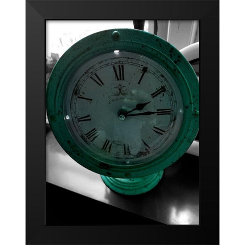 Vintage Time Black Modern Wood Framed Art Print by Phillip, Jamie