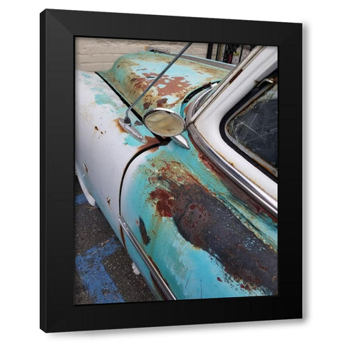 Race Track 2 Black Modern Wood Framed Art Print with Double Matting by Phillip, Jamie
