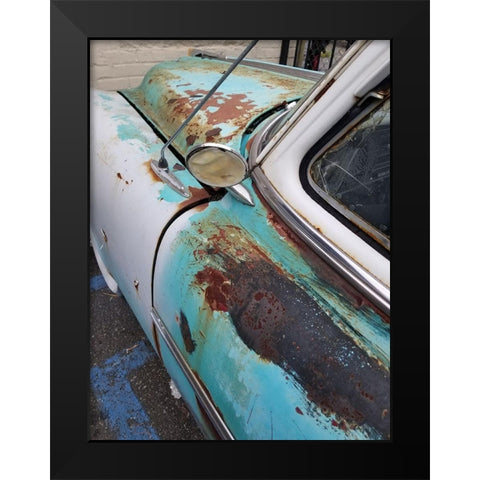 Race Track 2 Black Modern Wood Framed Art Print by Phillip, Jamie