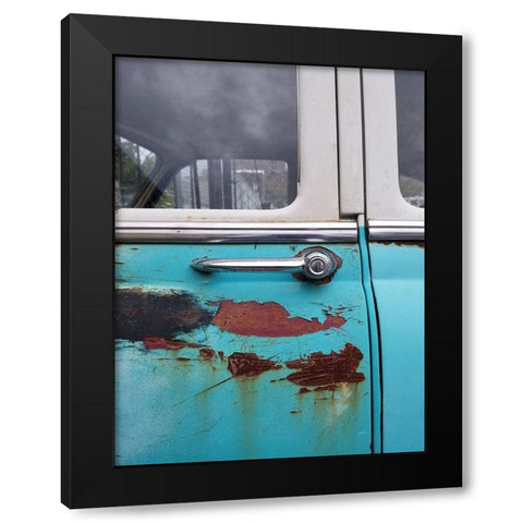 Race Track 3 Black Modern Wood Framed Art Print with Double Matting by Phillip, Jamie