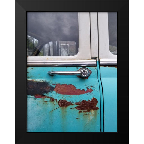 Race Track 3 Black Modern Wood Framed Art Print by Phillip, Jamie