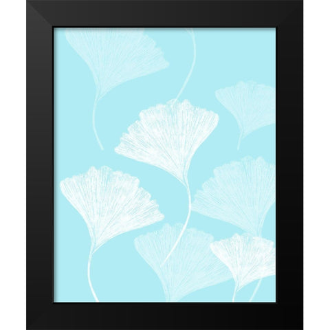 Ginkgo Black Modern Wood Framed Art Print by Phillip, Jamie