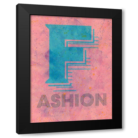 Fashion Black Modern Wood Framed Art Print with Double Matting by Phillip, Jamie