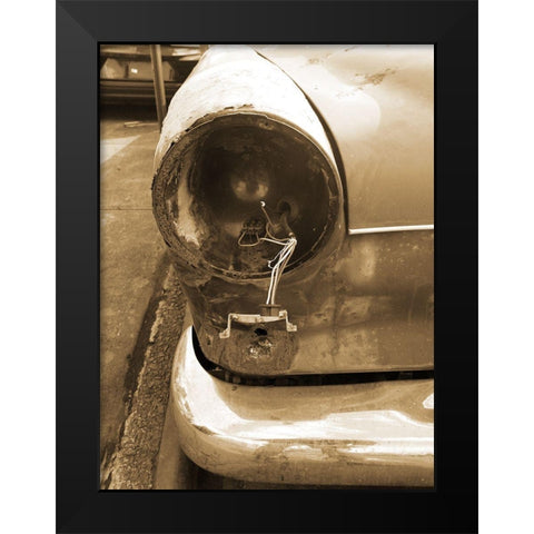 Vintage Benz Car 1 Black Modern Wood Framed Art Print by Phillip, Jamie