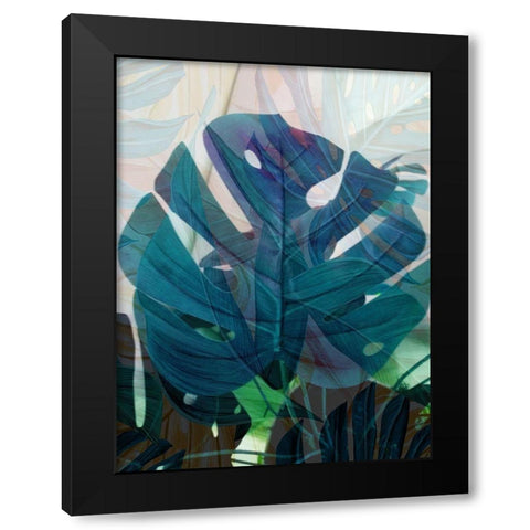 Succulent Tropics Black Modern Wood Framed Art Print with Double Matting by Phillip, Jamie