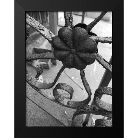 Gate 2 Black Modern Wood Framed Art Print by Phillip, Jamie