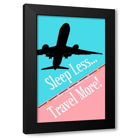 Adventure Black Modern Wood Framed Art Print with Double Matting by Phillip, Jamie