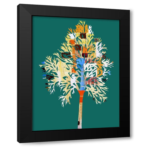 Sprung 1 Black Modern Wood Framed Art Print by Phillip, Jamie