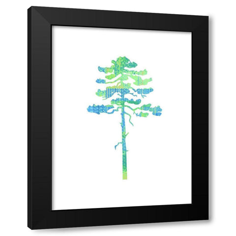 Sprung 4 Black Modern Wood Framed Art Print by Phillip, Jamie