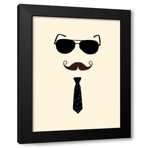 Father 2 Black Modern Wood Framed Art Print with Double Matting by Phillip, Jamie