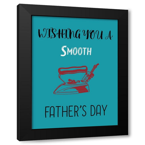 Father 3 Black Modern Wood Framed Art Print by Phillip, Jamie