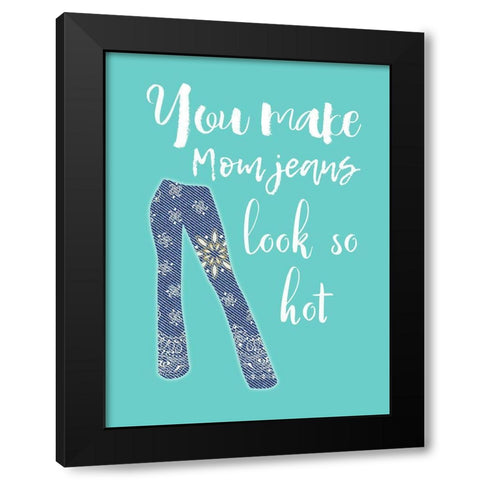 Mother 7 Black Modern Wood Framed Art Print by Phillip, Jamie