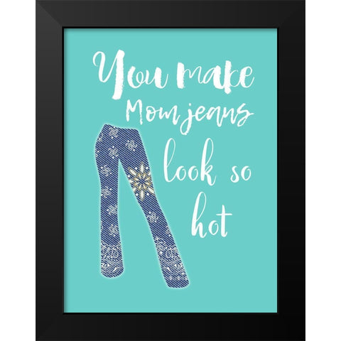 Mother 7 Black Modern Wood Framed Art Print by Phillip, Jamie