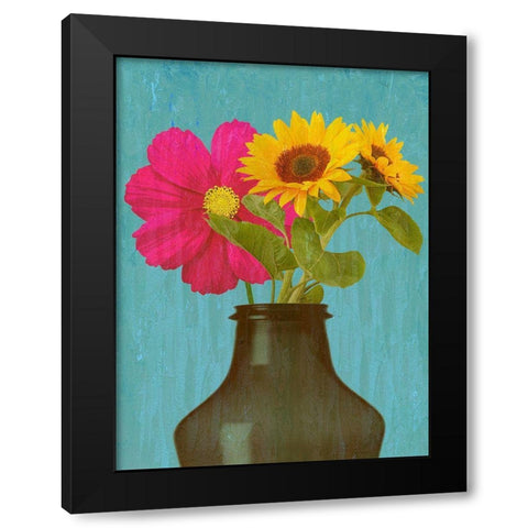 Spring Vase 2 Black Modern Wood Framed Art Print by Phillip, Jamie
