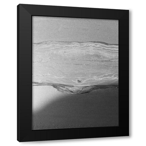 Black Space Line 2 Black Modern Wood Framed Art Print by Phillip, Jamie