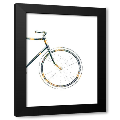 Bicycle Travel 4 Black Modern Wood Framed Art Print by Phillip, Jamie