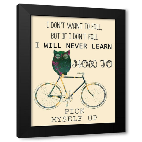 Bicycle Travel 5 Black Modern Wood Framed Art Print with Double Matting by Phillip, Jamie