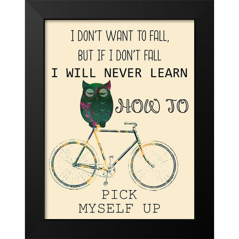 Bicycle Travel 5 Black Modern Wood Framed Art Print by Phillip, Jamie