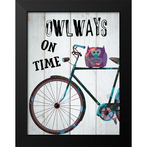 Bicycle Travel 7 Black Modern Wood Framed Art Print by Phillip, Jamie