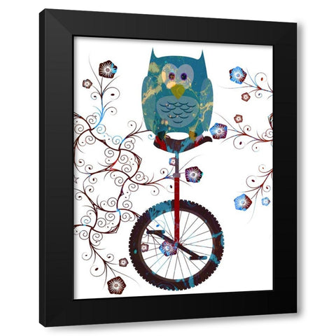 Bicycle Travel 8 Black Modern Wood Framed Art Print by Phillip, Jamie