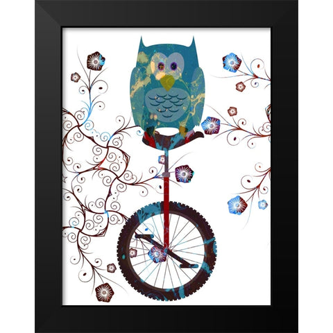 Bicycle Travel 8 Black Modern Wood Framed Art Print by Phillip, Jamie