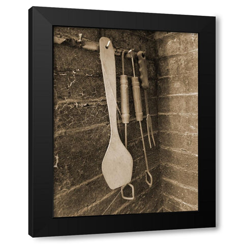 Old Cook House 1 Black Modern Wood Framed Art Print with Double Matting by Phillip, Jamie