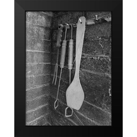 Old Cook House 2 Black Modern Wood Framed Art Print by Phillip, Jamie