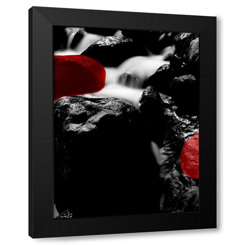 Red Rocks River 2 Black Modern Wood Framed Art Print by Phillip, Jamie