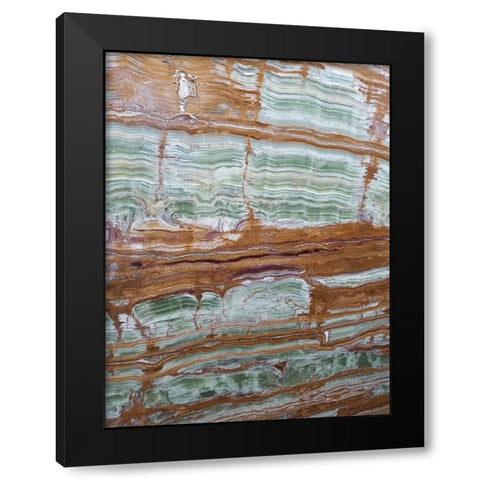 Marble Glaze 2 Black Modern Wood Framed Art Print by Phillip, Jamie