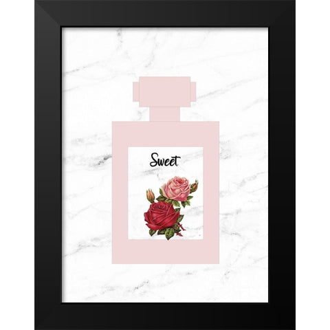 Sweet Black Modern Wood Framed Art Print by Phillip, Jamie