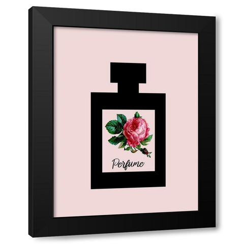 Perfume Black Modern Wood Framed Art Print with Double Matting by Phillip, Jamie