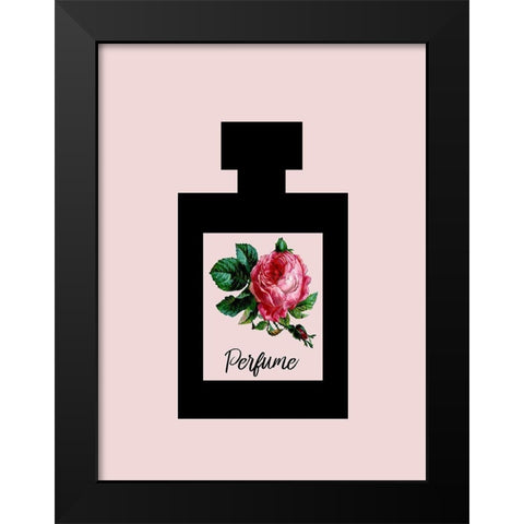 Perfume Black Modern Wood Framed Art Print by Phillip, Jamie