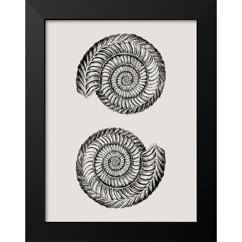 Vintage Ocean Black Modern Wood Framed Art Print by Phillip, Jamie