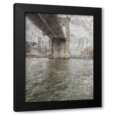 BKLN BRDG Black Modern Wood Framed Art Print with Double Matting by Phillip, Jamie
