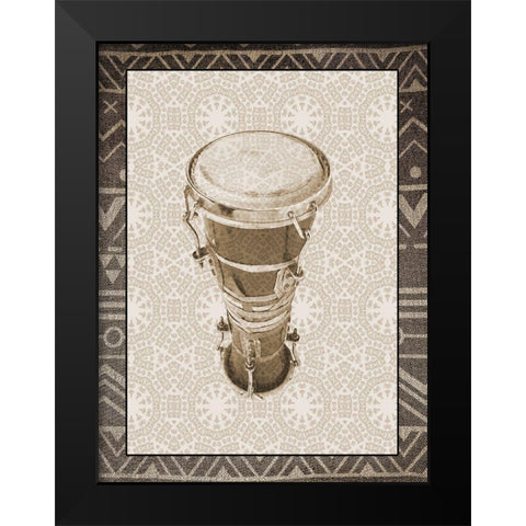 Ethnic 2 Black Modern Wood Framed Art Print by Phillip, Jamie