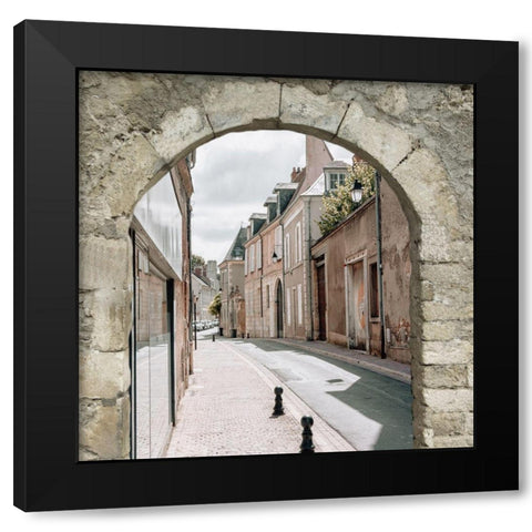 Ally Way Black Modern Wood Framed Art Print with Double Matting by Phillip, Jamie