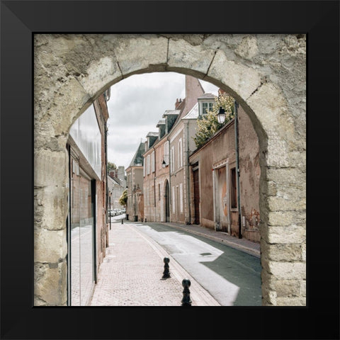 Ally Way Black Modern Wood Framed Art Print by Phillip, Jamie