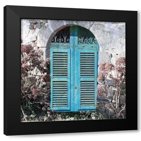 From a Little Cottage in the Hill Black Modern Wood Framed Art Print with Double Matting by Phillip, Jamie