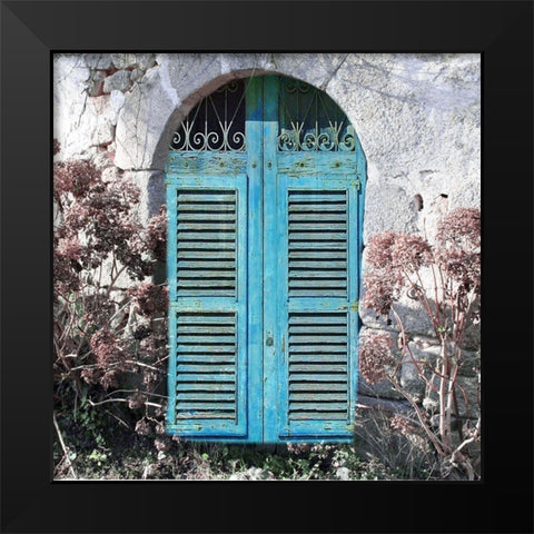 From a Little Cottage in the Hill Black Modern Wood Framed Art Print by Phillip, Jamie