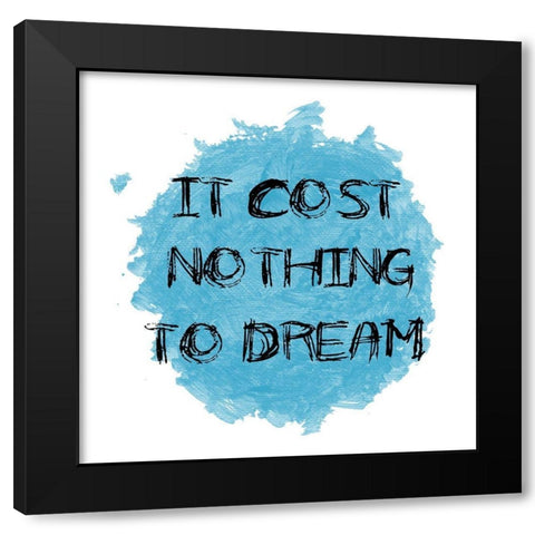 To Dream Black Modern Wood Framed Art Print by Phillip, Jamie
