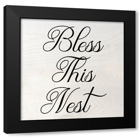 This Nest Black Modern Wood Framed Art Print with Double Matting by Phillip, Jamie